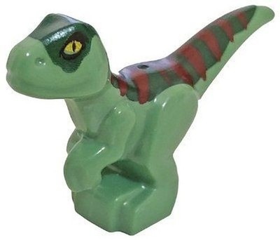 LEGO Animal Green Baby Velociraptor Dinosaur Jurassic World Minifigure 76945