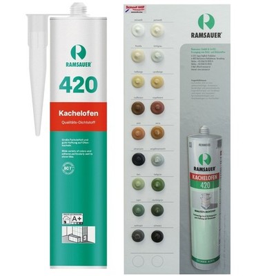 Ramsauer 420 Kachelofen Fugenmasse Acryl Dichtstoff Dichtmasse 310ml Kartusche