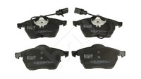 Vorderachse Hart 215 282 Bremsbelagsatz, Scheibenbremse FüR Audi,Vw
