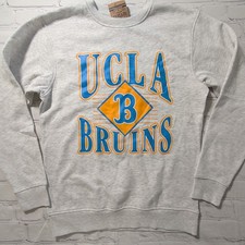 NEW Womens Medium 8/10 NCAA UCLA Bruins Classic Fit Fleece Sweatshirt