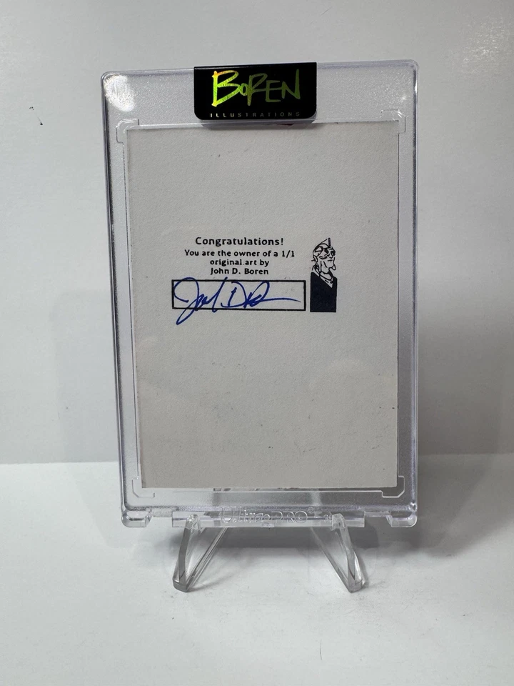 Cartão esboço St. Louis Cardinals Ozzie Smith arte original 1/1 - Imagem 2 de 2