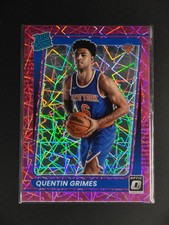 Quentin Grimes 2021-22 Panini Donruss Optic Rated Rookie Pink Velocity 26/79[3hk