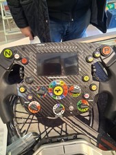 thrustmaster Formula Ferrari Sf1000 Wheel Add On Black. W/chrome Paddle