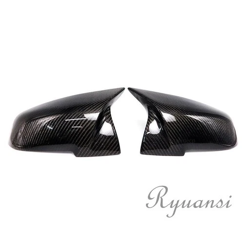 2X Real Carbon Fiber Side Mirror Covers Caps For BMW F20 F21 F22 F30 F32 F36 M3