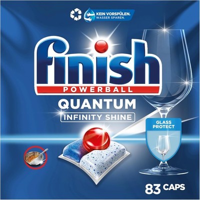 Finish Quantum Infinity Shine Spülmaschinentabs ? kraftvolle Reinigung, 