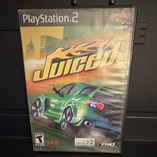 THQ Juiced Sony PlayStation 2 PS2 NTSC-U/C T Manual Online Multiplayer Racing