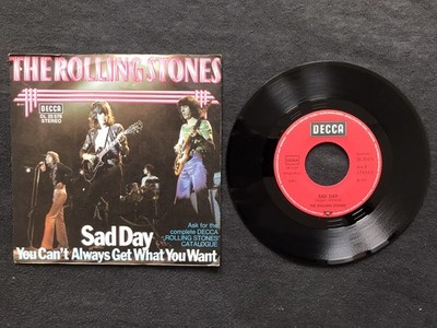The Rolling Stones - Sad Day (7'' Singles) 1973 DECCA DL 25576