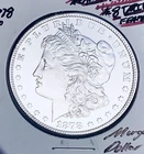 1878-P  8 TAIL FEATHER! BRILLIANT UNCIRCULATED! KEY DATE! US MORGAN DOLLAR. WOW!