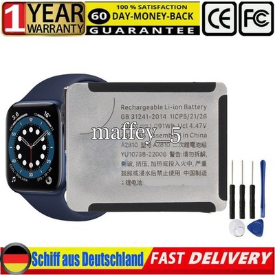 Akku für App-le Watch Series 8 41mm A2770 A2772 A2773 A2857 282mAh/1.091Wh 3.86V