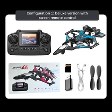 Drone YL86 Forma de Luchador con Pantalla Control Remoto 480P Cámara Altura Fija Flotante LED
