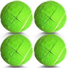 Precut Tennis Balls for Walkers, 4 PCS Heavy Duty Long Lasting Glide Balls - Pre