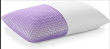 Purple Harmony Pillow, King Tall, 360  Hex Grid  Talalay Latex Core, Stays Cool