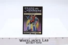 New ListingStarscream Action Figure Instruction Manual Booklet 1984 Hasbro G1 Transformers