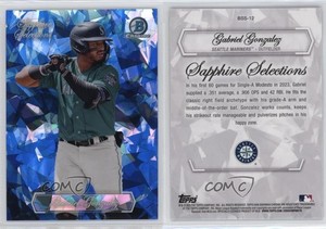 2023 Bowman Chrome Sapphire Edition Selections Gabriel Gonzalez #BSS-12
