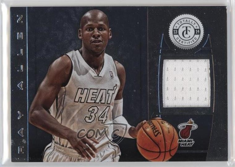 Ray Allen #16 2013-14 Panini Totally Certified Basketball Materials