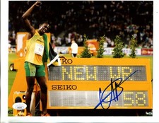 Usain Bolt Autographed 8x10 Photo (JSA)