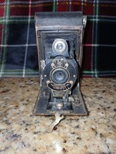 Kodak No. 2A Folding Autographic Brownie with Original Stylus - Shutter Works 