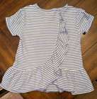 CREWCUTS GIRLS SIZE 10 SHIRT TOP BLOUSE BLUE STRIPE — photo 2