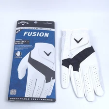 Men's RH Medium White Charcoal Sport Activity Glove Cabretta Leather Flexibility