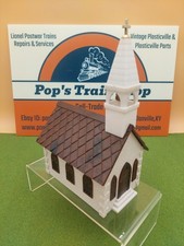Plasticville, USA  CC-8G  Country Church - Complete with Gold Cross and Bell