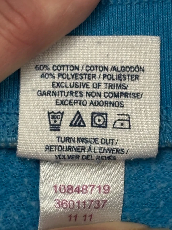 "Pantalones deportivos pequeños de colección Y2K Victorias Secret 8"" azul amor rosa deletrear pierna ancha" Foto 4 de 4