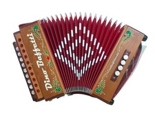 Dino Baffetti organetto diatonico sol ART.42LC Deco Ciliegio