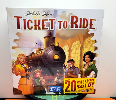 2025 ALAN R MOON TICKET TO RIDE BOARD GAME AGES 8+ BRAND NEW