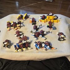 Lot 23 California Raisins Figures Surf Skate Band Benny 2" 1980s PVC