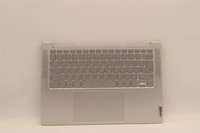 Lenovo Yoga 7 14IAH7 Cover Handauflage Touchpad Tastatur Arabisch Silber