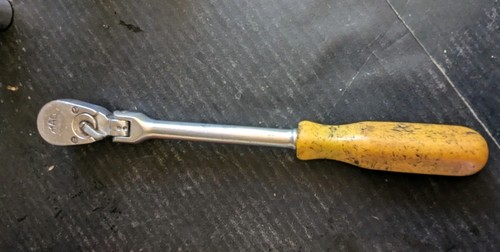Older Used Mac Tools USA 3/8" Drive Flex Head Ratchet XRS11FPA Working Condition