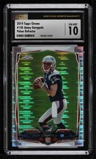 2014 Topps Chrome Pulsar Refractor Jimmy Garoppolo #150 CSG 10 Gem Mint 1p5