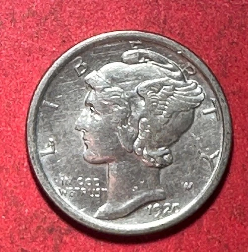 1920 US Mercury SILVER Dime "Philadelphia" XF! SHARP! Old US Coin!