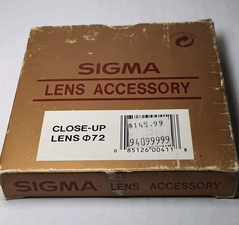 Sigma 72mm CLOSE-UP MACRO Lens Filter 72 mm Made in Japan Close Up New - Image 3 of 4