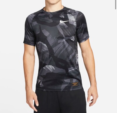Nike Pro Dri-FIT Men's Training Short-Sleeve Slim Camo Fit Top