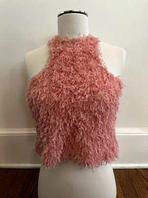 AVAVAV FIRENZE Pink Racerback Crop Top - Size Small - Excellent Condition