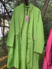 Gil Santucci Women’s One Size Lime Green Rain Jacket Nwt’s