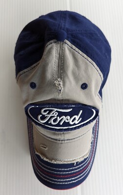 Official Ford Motor Company Distressed Look Cap Snapback Hat