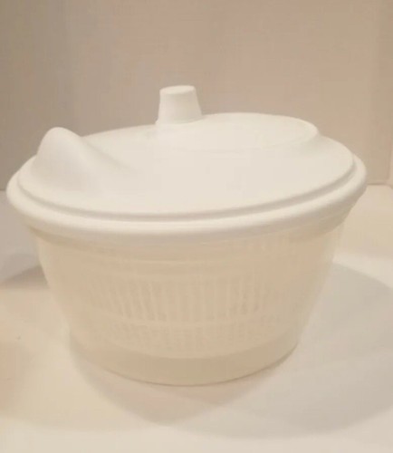 IKEA Salad Spinner TOKIG White Bowl Doubles as a Salad Serving Bowl - Picture 2 of 6