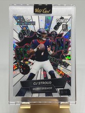 CJ Stroud 6/10 2023 Wild Card Alumination Comix Black Label RC White Laser