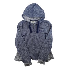 Everlast Track Jacket Uk12 Blue Athletic Zip Up Hooded Outdoors Cotton Womens