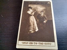 1909 Man smoking fraternal organization Shriners  RPPC Postcard 