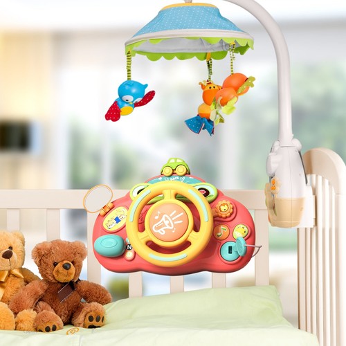 Kids Play Driving Wheel Kids Steering Wheel Toy With Lights Music Baby latest - Picture 6 of 11