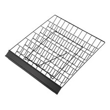 6 Tiers Tabletop Book Rack Magazine Stand Newspapers Brochures Holder Black