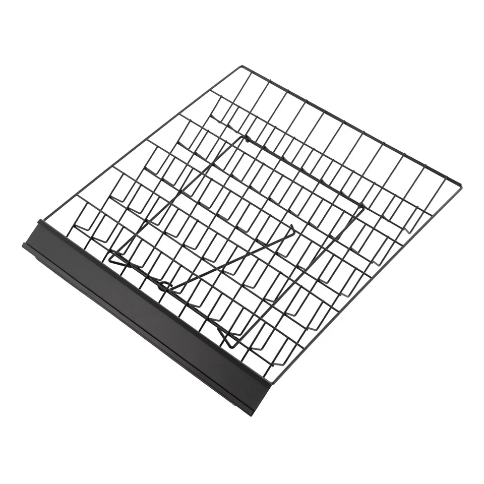 6 Tier Wire Countertop Rack Comic Book Rack Book Display Stand For Books DVD CD - Image 2 of 4