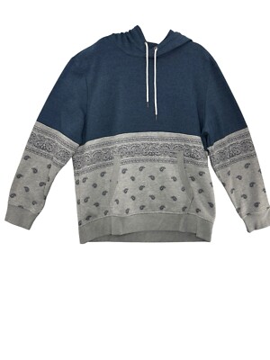 American Rag Men's Paisley Blocked Hoodie, XXL NWT MSRP $45