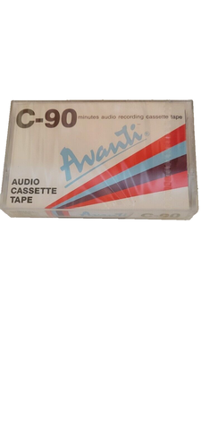 Vintage Avanti C-90 Normal Bias Blank Audio Cassette Tapes - 5 Pack - NOS - Afbeelding 2 van 3