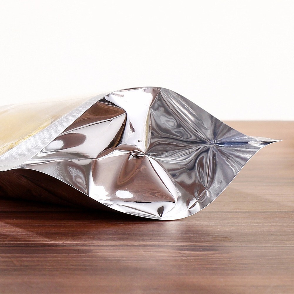 Clear Resealable Stand Up Foil Pouches for Long Lasting Food Storage