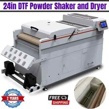 24" Automatic DTF Powder Shaker and Dryer with Conveying Platform Touch Screen