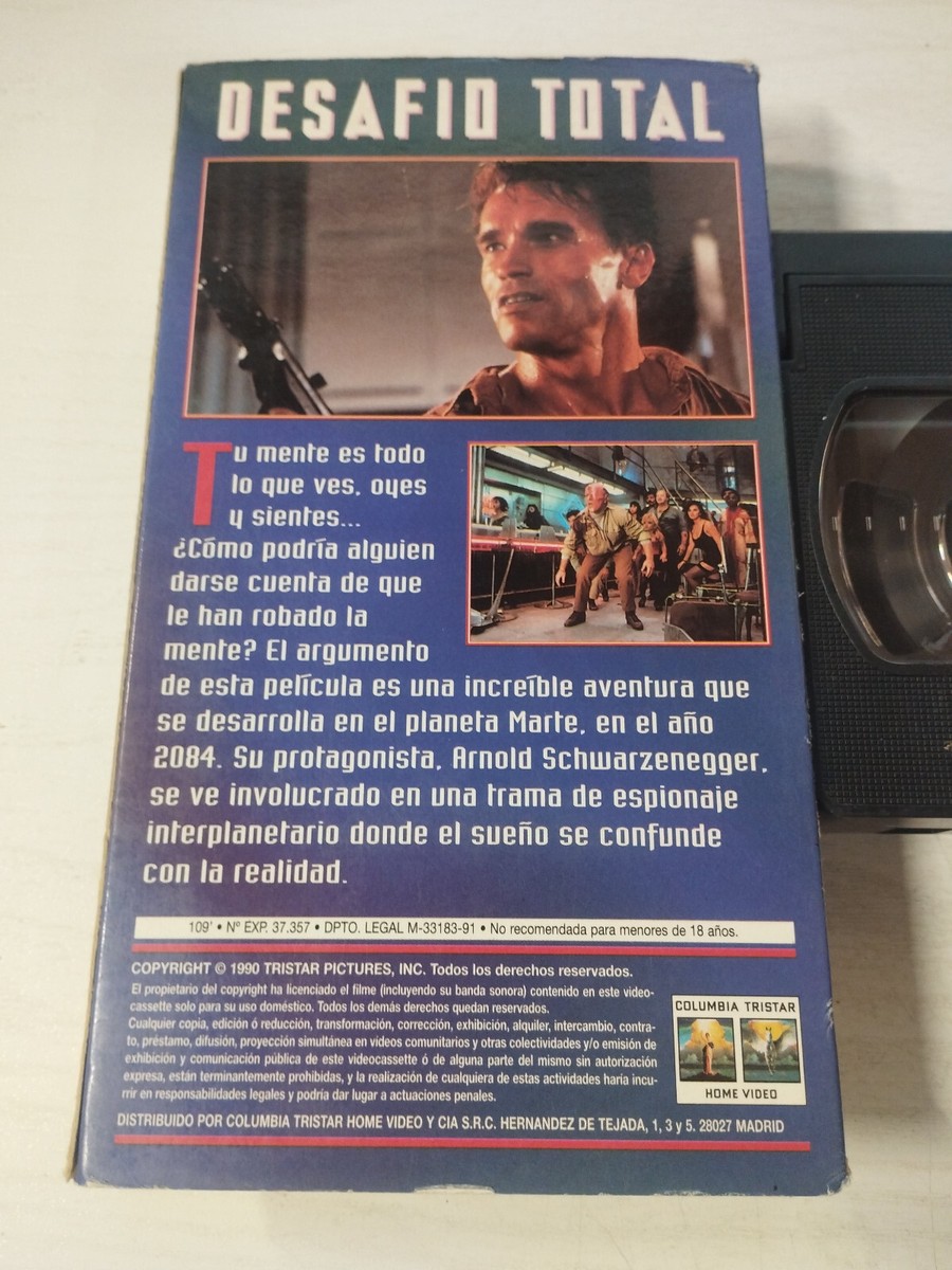 Desafio Total Arnold Schwarzenegger Paul Verhoeven - VHS