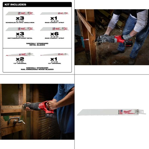 Bi-metal Reciprocating Saw Blade Set 